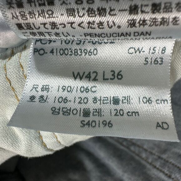 Levi's 541 Mens Big & Tall 42x36 Blue Jeans Athletic Fit Red Tab 18757-0002 - Picture 3 of 11